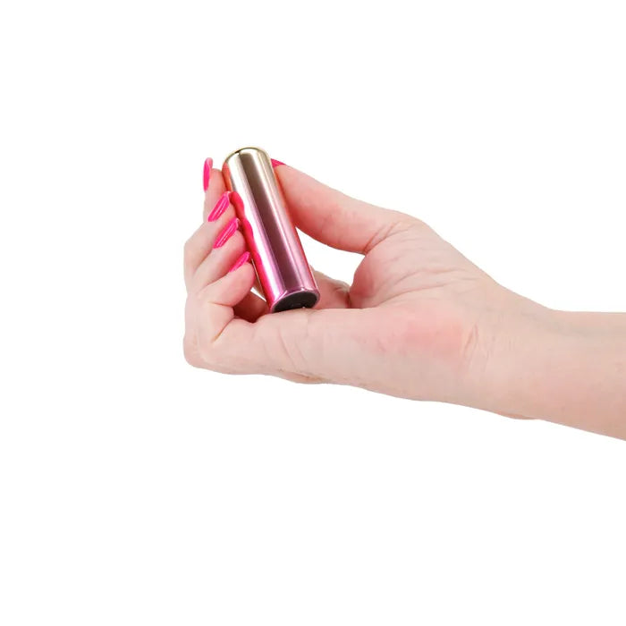 NS Novelties Chroma Sunrise USB Rechargeable Bullet Vibrator Small Pink / Gold Secondary image