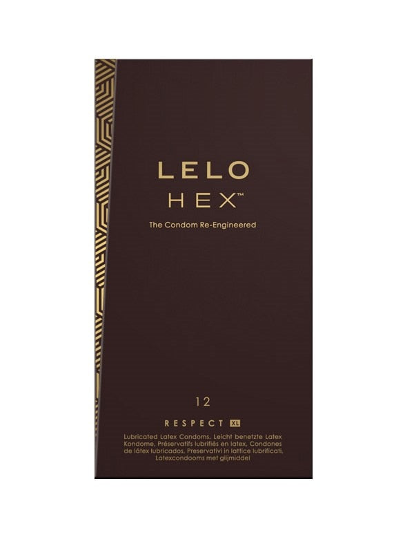 Lelo Hex Respect Hexagonal Structure Condoms 12 Pack Lelo