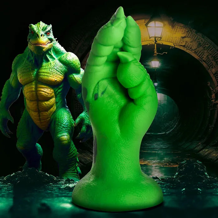XR Brands Creature Cocks Raptor Claw Fisting Fantasy Silicone Dildo 21.8cm Green XR Brands