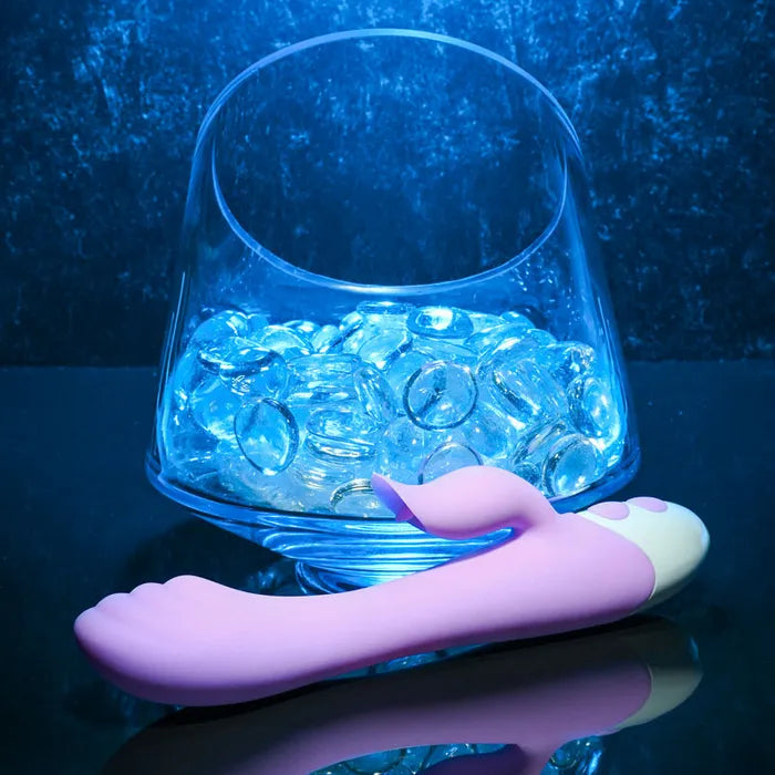 Evolved PLEASING PETAL USB Rechargeable Rabbit Vibrator 19.7cm Secondary image