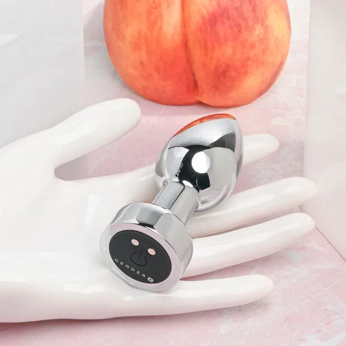 Gender X ROCKIN METAL PLUG Metallic USB Rechargeable Butt Plug Gender X