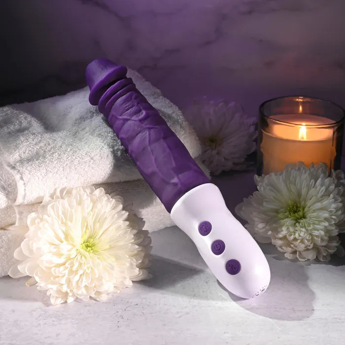 Evolved PLUM THRUST USB Rechargeable Thrusting Vibrator 29cm Secondary image