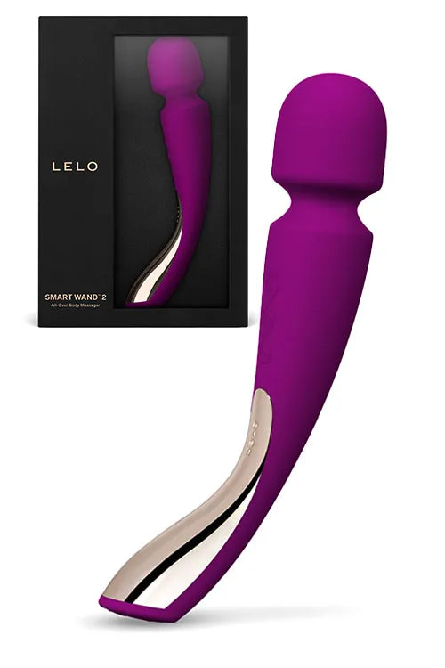 Lelo Smart Wand 2 Medium Vibrating Body Wand Massager Lelo