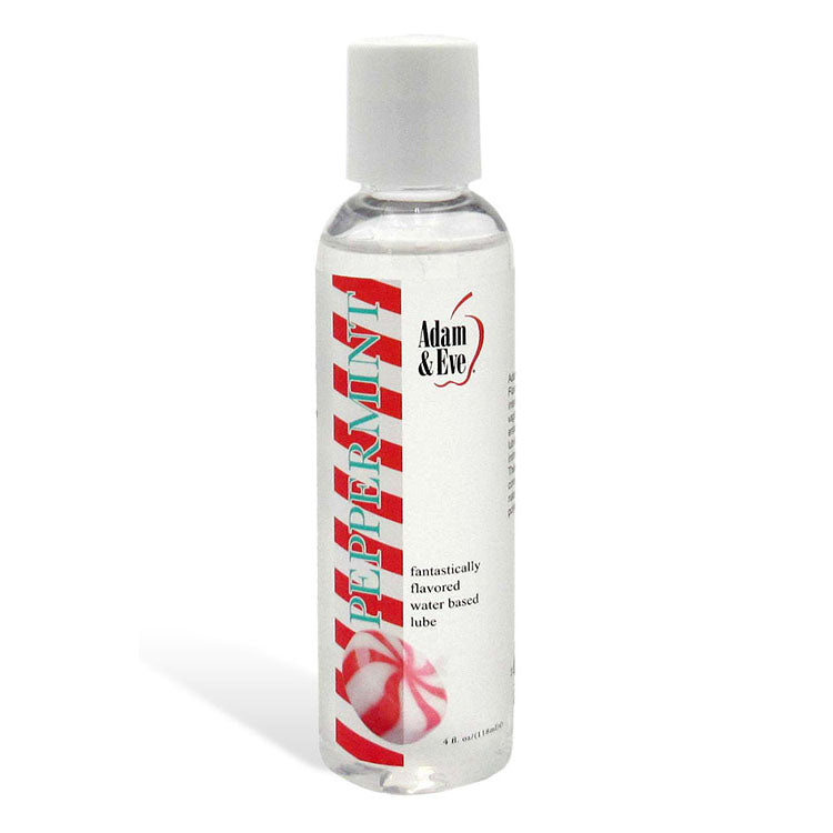 Adam & Eve PEPPERMINT Flavoured Water Based Lubricant 118ml Bottle Adam & Eve