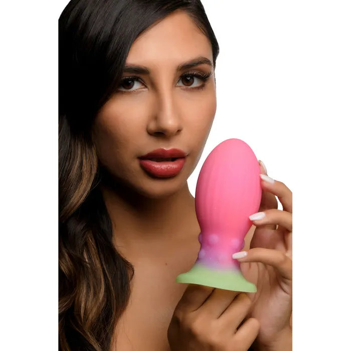 Creature Cocks Xeno Egg Glow in Dark Fantasy Butt Plug Large XR Brands