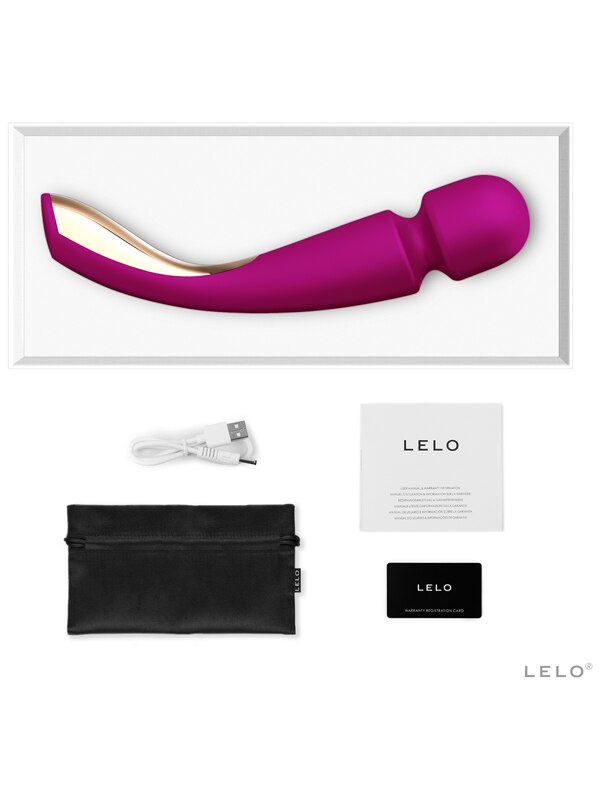 Lelo Smart Wand Large Rechargeable Body Wand Massager Lelo
