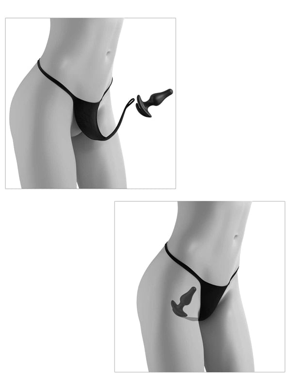 Hookup Remote Bowtie Bikini Fits Size XL-XXL Secondary image