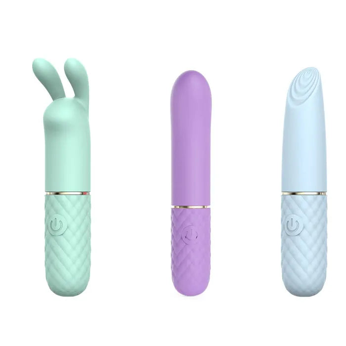 Adam & Eve TRIPLE PLEASURES USB Rechargeable Vibrators Set of 3 Adam & Eve