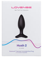 Lovense Hush 2 (1.5) Remote Controlled Vibrating Butt Plug Lovense