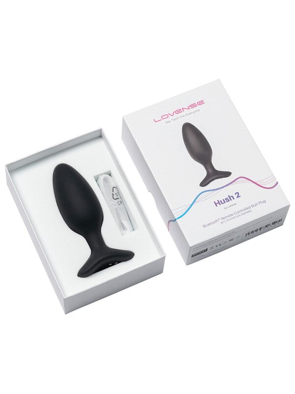 Lovense Hush 2 (1) Remote Controlled Vibrating Butt Plug Lovense