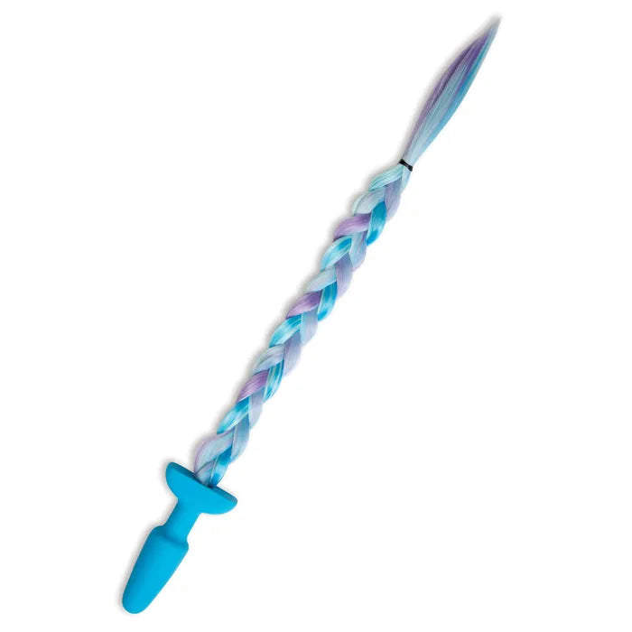 WhipSmart Furry Tales Silicone Butt Plug With Unicorn Tail Secondary image