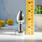 Gender X ROCKIN METAL PLUG MINI USB Rechargeable Vibrating Mini Butt Plug Gender X