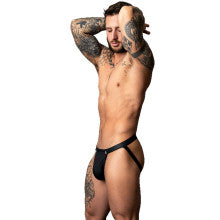 Male Power Snap Off Ultra Soft Male Jock Black