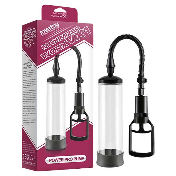 Lovetoy Maximizer Worx VX1 Power Pro Penis Pump With Cock Ring Lovetoy
