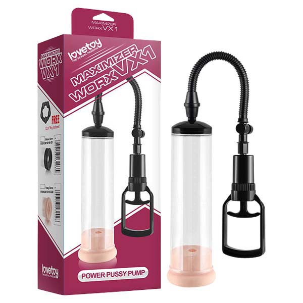 Lovetoy Maximizer Worx VX1 Penis Pump With Vagina Sleeve & Cock Ring