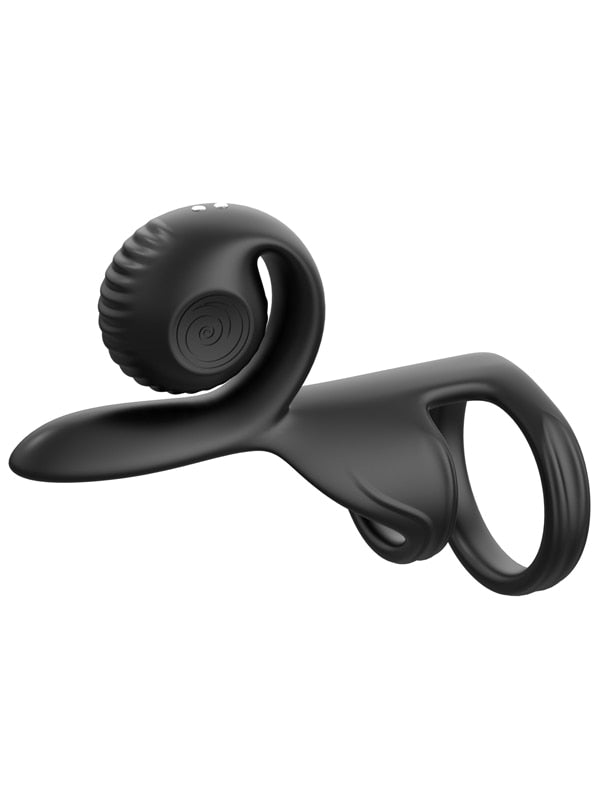 Snail Vibe Jovi Vibrating Couples Ring Black SVibe