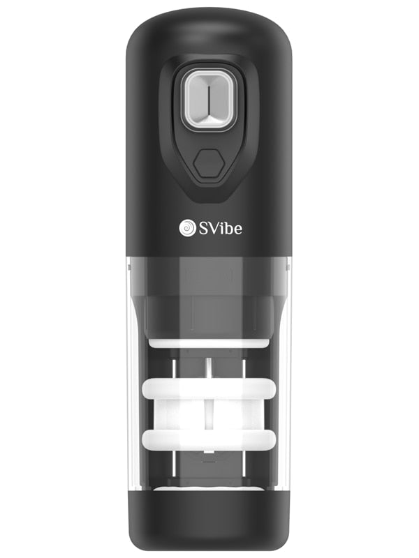 Svibe Ikon Spark Mens Masturbator Transparent Black SVibe