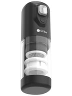 Svibe Ikon Spark Mens Masturbator Transparent Black SVibe