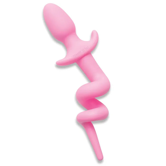 WhipSmart Furry Tales Silicone Butt Plug With Pig Tail Secondary image