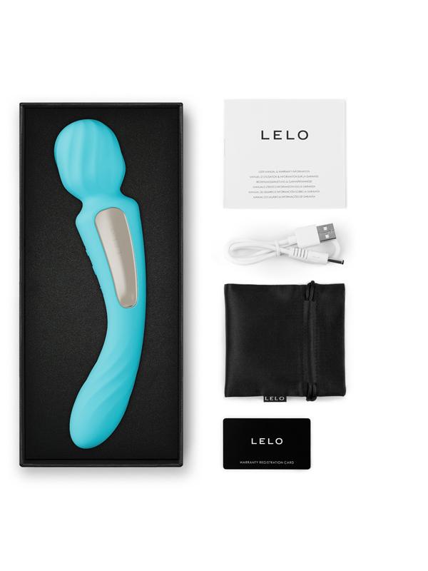 LELO Switch Dual Ended App Controlled Body Wand Vibrator Lelo