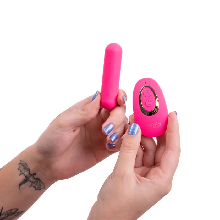 Maia JESSI USB Rechargeable Bullet Vibrator With Wireless Remote Maia Toys