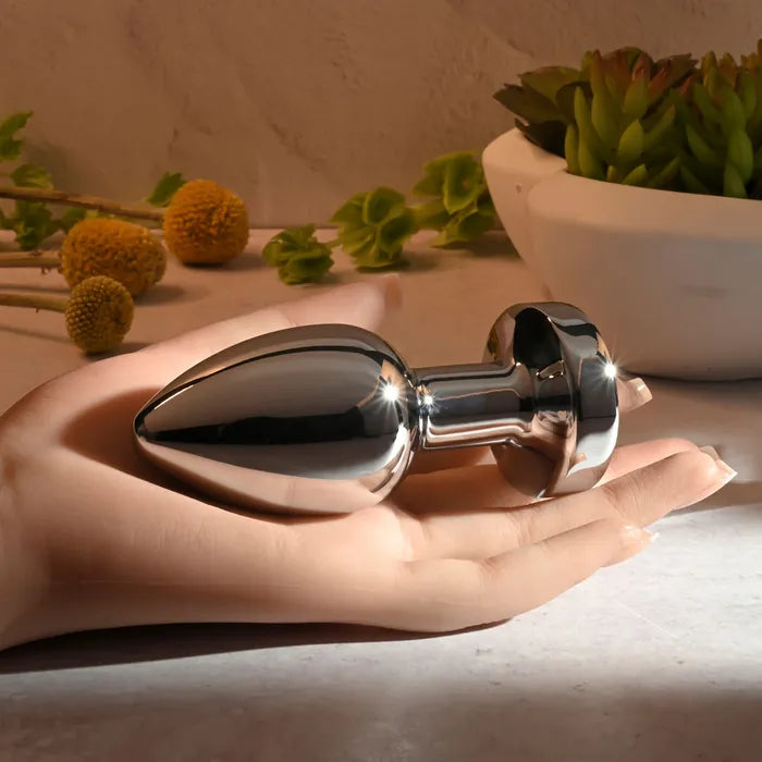 Gender X ROCKIN METAL PLUG USB Rechargeable Vibrating Butt Plug XL Gender X