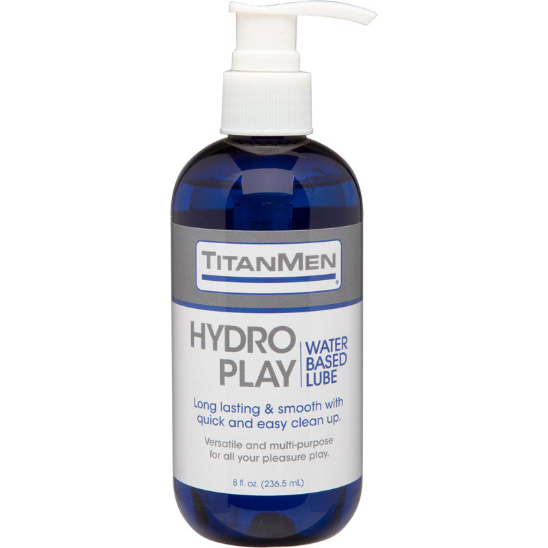 Doc Johnson TitanMen Hydro Play Water Based Lubricant 240ml Pump Bottle Doc Johnson