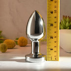 Gender X ROCKIN METAL PLUG USB Rechargeable Vibrating Butt Plug XL Gender X