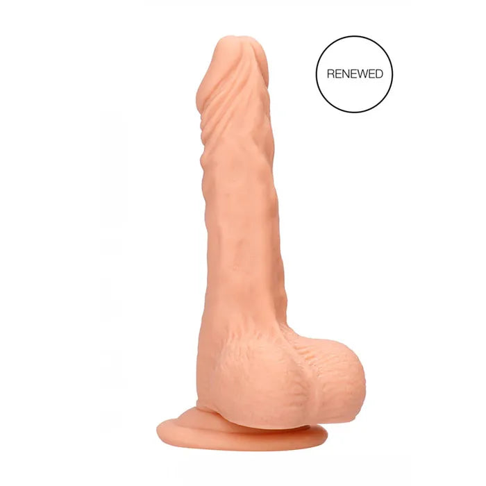 Shots Toys REALROCK Realistic Dildo With Balls 7 Inch Flesh Shots Toys