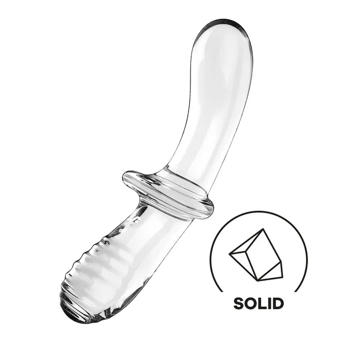 Satisfyer Double Crystal Glass Double Ended Dildo Clear Satisfyer