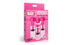 Size Matters MAXtwist Clit Nipple Sucker Set 3 Piece Pink Size Matters