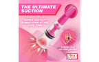Size Matters MAXtwist Clit Nipple Sucker Set 3 Piece Pink Size Matters