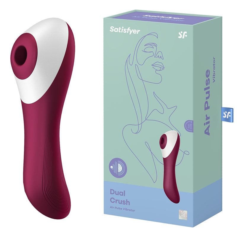 Satisfyer Dual Crush Air Pulse Stimulator With Vibration Satisfyer