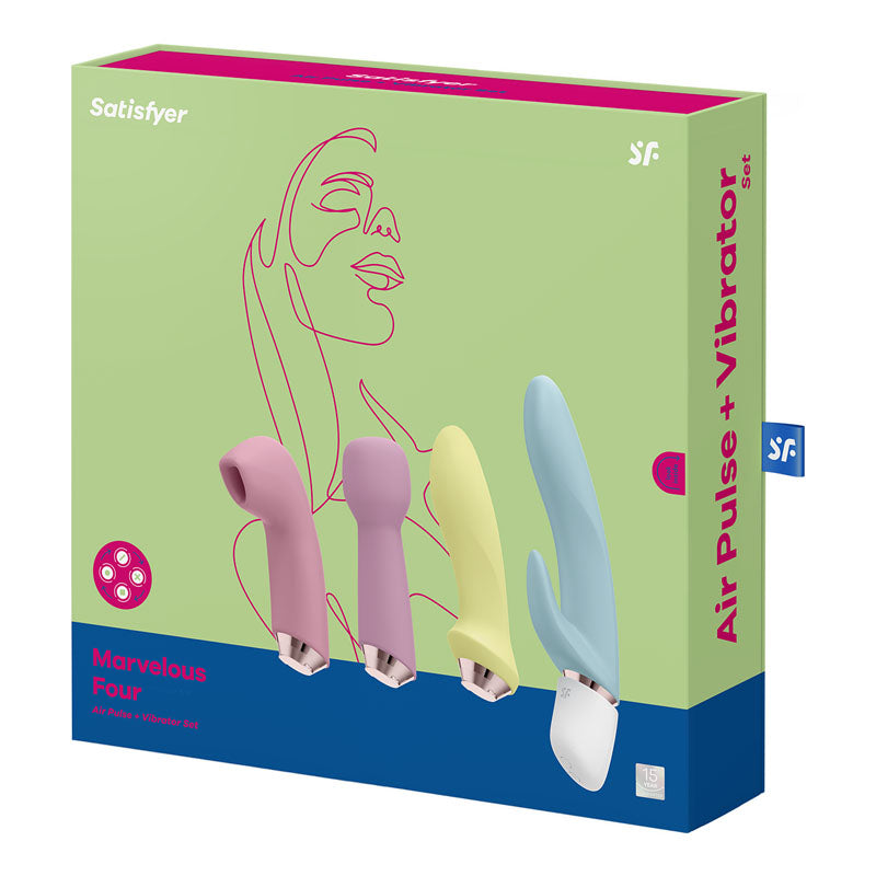 Satisfyer Marvelous Four 4 In 1 USB Rechargeable Vibrator Secondary image