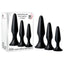 Adam & Eve Silicone Booty Boot Camp Training Kit Butt Plugs Set Of 3 Sizes Adam & Eve