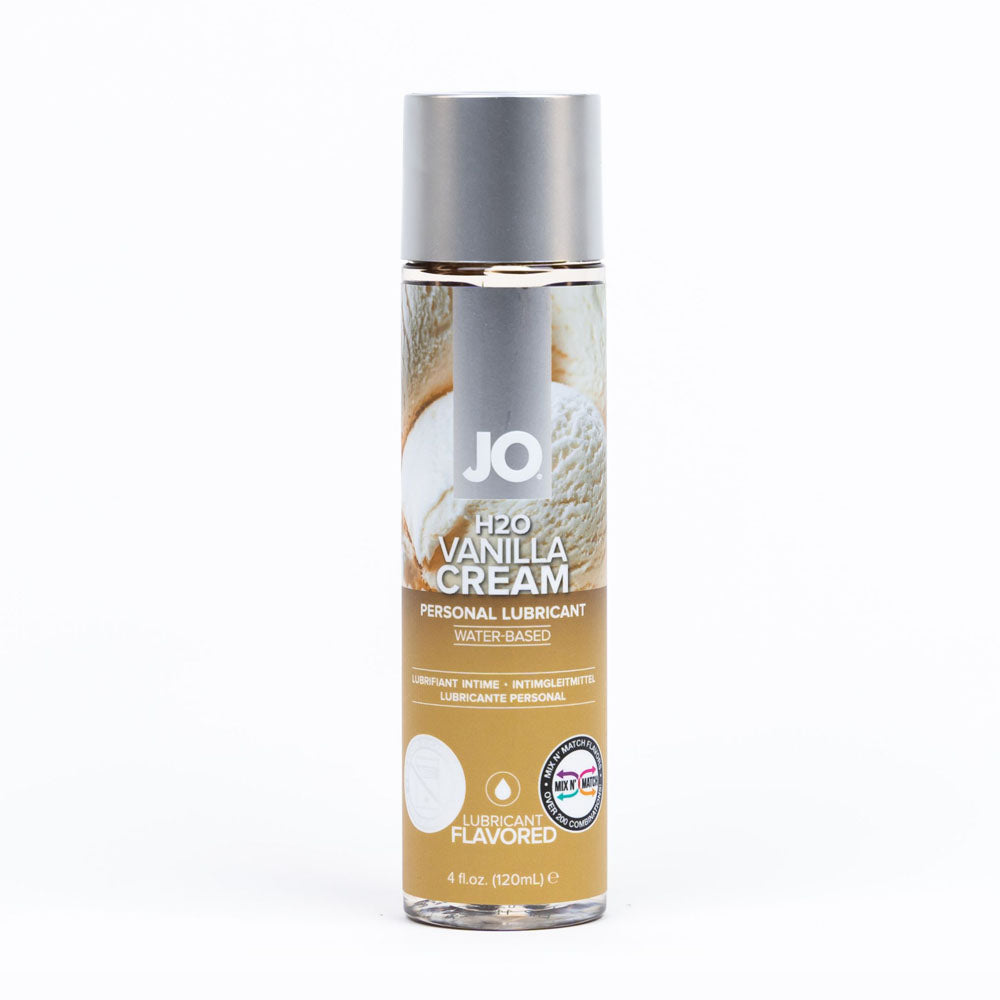 JO H2O Vanilla Flavoured Water Based Lubricant 120ml Bottle JO