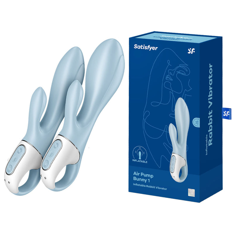 Satisfyer Air Pump Bunny 1 USB Rechargeable Inflatable Rabbit Vibrator