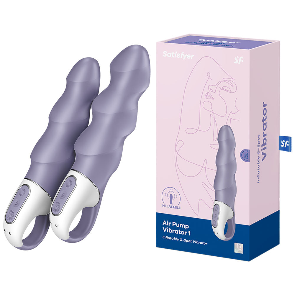 Satisfyer Air Pump Vibrator 1 USB Rechargeable Inflatable Vibrator Satisfyer