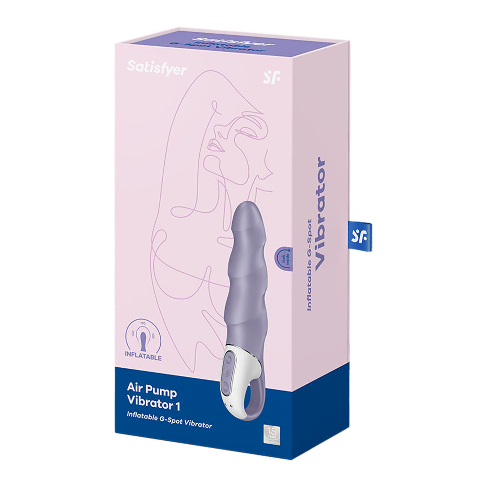 Satisfyer Air Pump Vibrator 1 USB Rechargeable Inflatable Vibrator Satisfyer