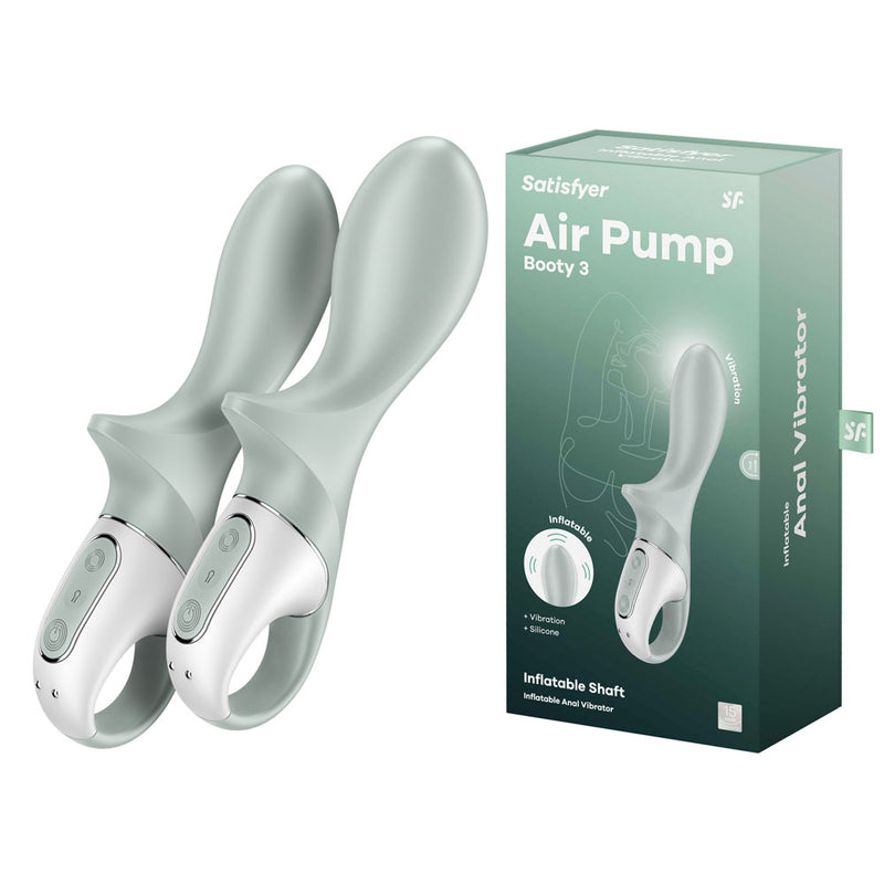 Satisfyer Air Pump Booty 3 USB Rechargeable Inflatable Anal Vibrator
