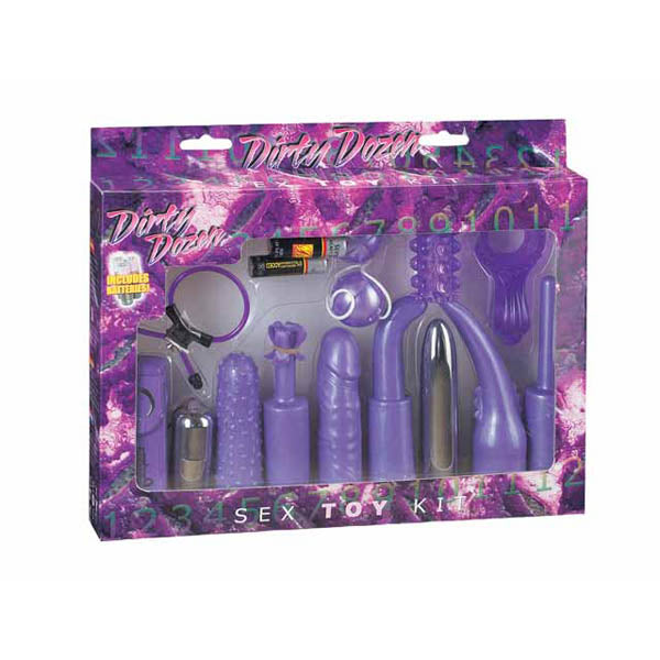 Seven Creations Dirty Dozen Toy Kit 12 Piece Set Purple Seven Creations