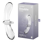 Satisfyer Double Crystal Glass Double Ended Dildo Clear Satisfyer