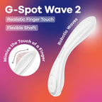 Satisfyer Wave 2 USB Rechargeable Flicking Tip G Spot Vibrator 23.6cm Satisfyer