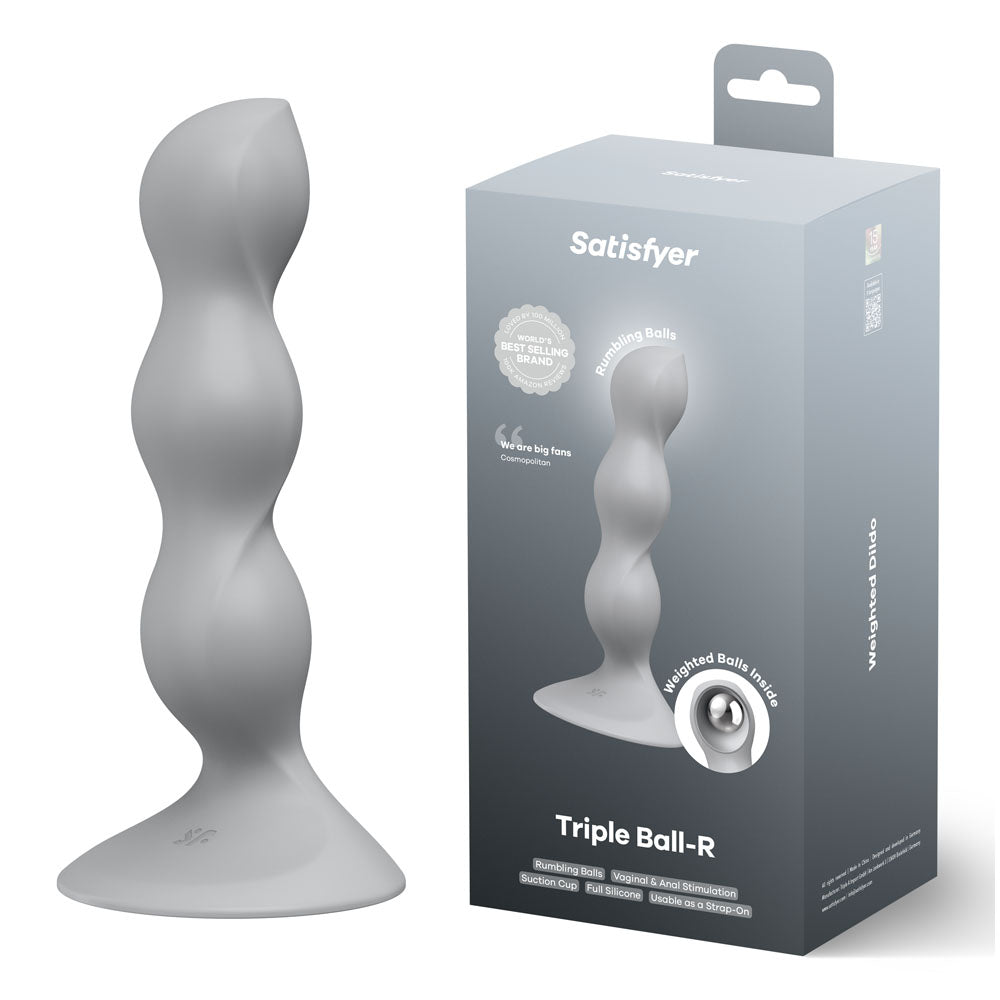 Satisfyer Triple Ball R Beaded & Weighted Dildo 18cm Satisfyer
