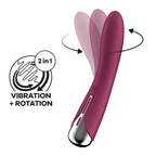 Satisfyer Spinning Vibe 1 USB Rechargeable Rotating Vibrator 17.8cm Satisfyer