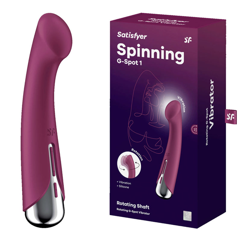 Satisfyer Spinning G-Spot 1 USB Rechargeable Rotating Vibrator 16.5cm