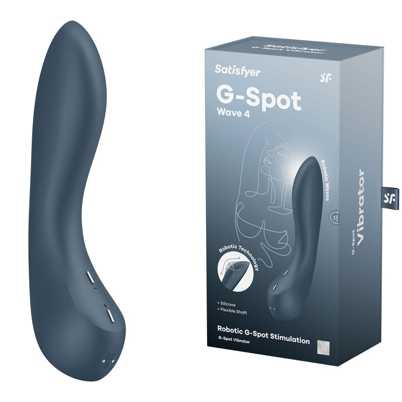 Satisfyer G Spot Wave 4 USB Rechargeable Vibrator With Robotic G Spot Stimulation 21cm
