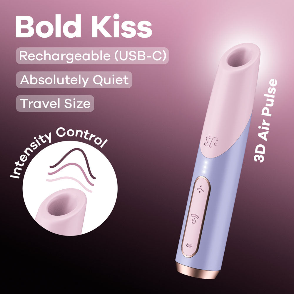 Satisfyer Bold Kiss USB Rechargeable Air Pulse Stimulator Satisfyer