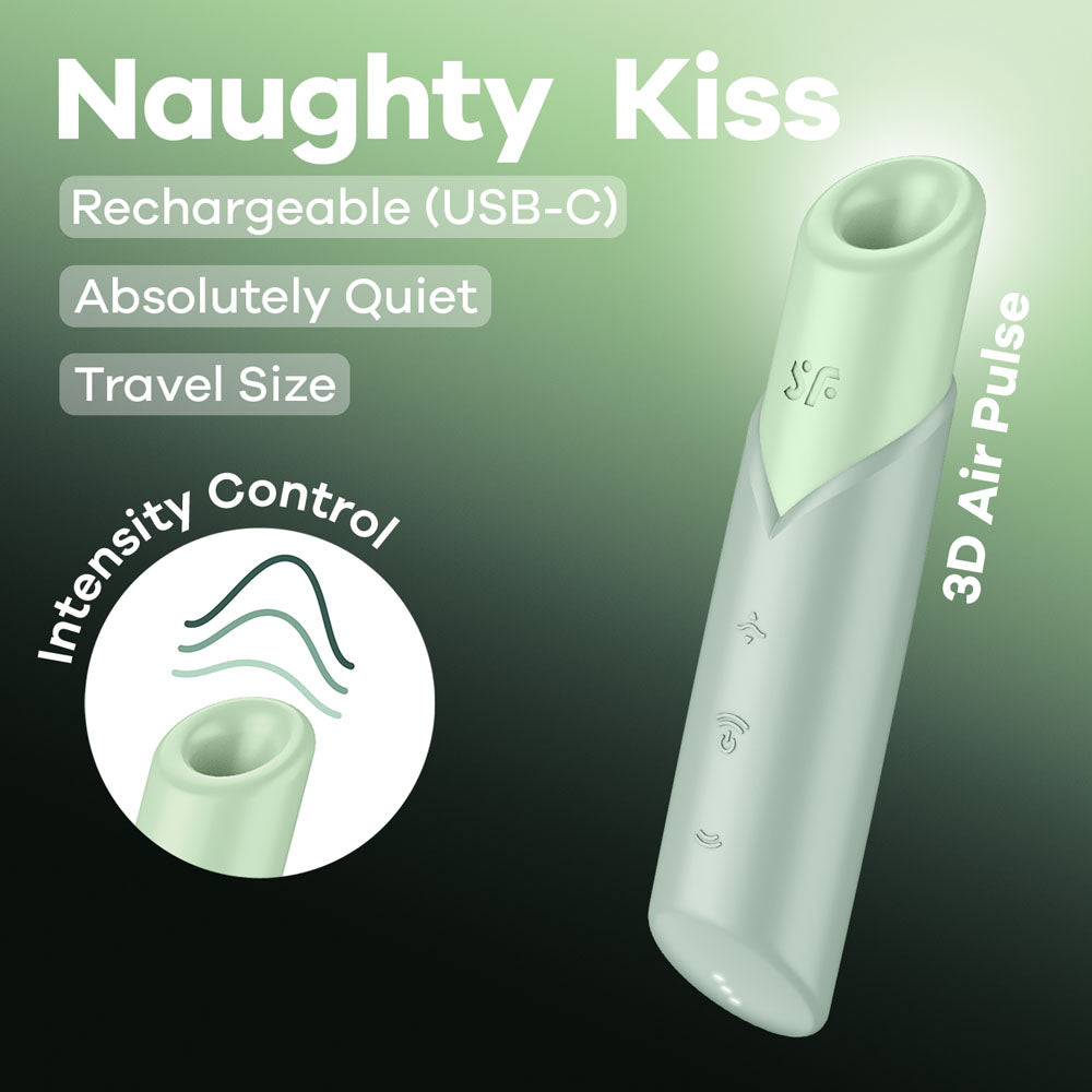 Satisfyer Naughty Kiss USB Rechargeable Air Pulse Stimulator Satisfyer