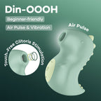 Satisfyer Din-OOOH Green USB Rechargeable Air Pulse Stimulator Satisfyer